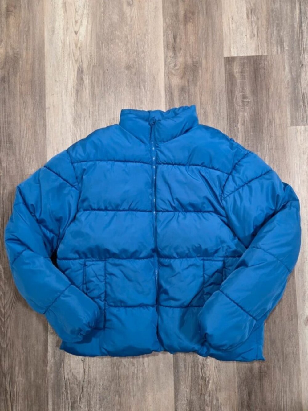 Blue Jack & Jones Puffer Jacket Coat Men's M